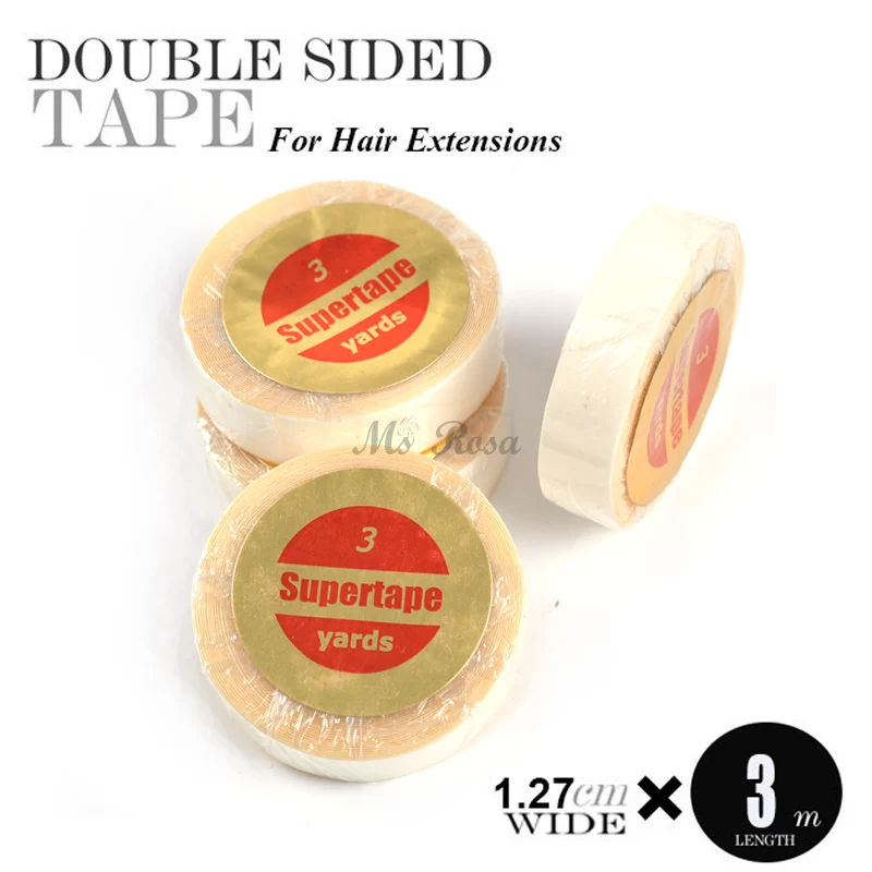 Super Hair Tape Adhesive Double Side Approx. 1.27 X 300cm Adhesive Hair Glue Super Tape For Tape Hair Super Hair Tape Adhesive Double Side Approx. 1.27 X 300cm Adhesive Hair Glue Super Tape For Tape Hair