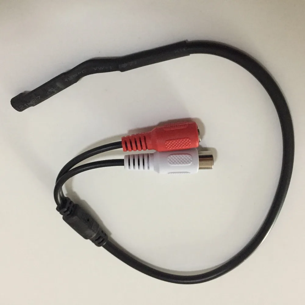  New Mic Audio Microfono per CCTV di Sicurezza DVR Della Macchina Fotografica di CC 12V CCTV Microfo