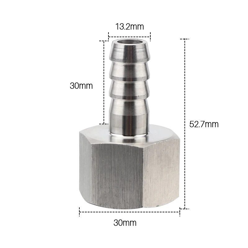 Шлангная Барба из нержавеющей стали 304 Барб 3/4 &quotNPT x 13 мм оборудование для