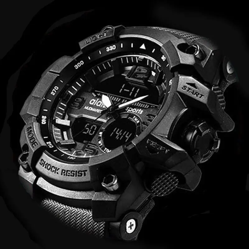 Новые Брендовые Часы Addies мужские часы G Style водонепроницаемые спортивные военные