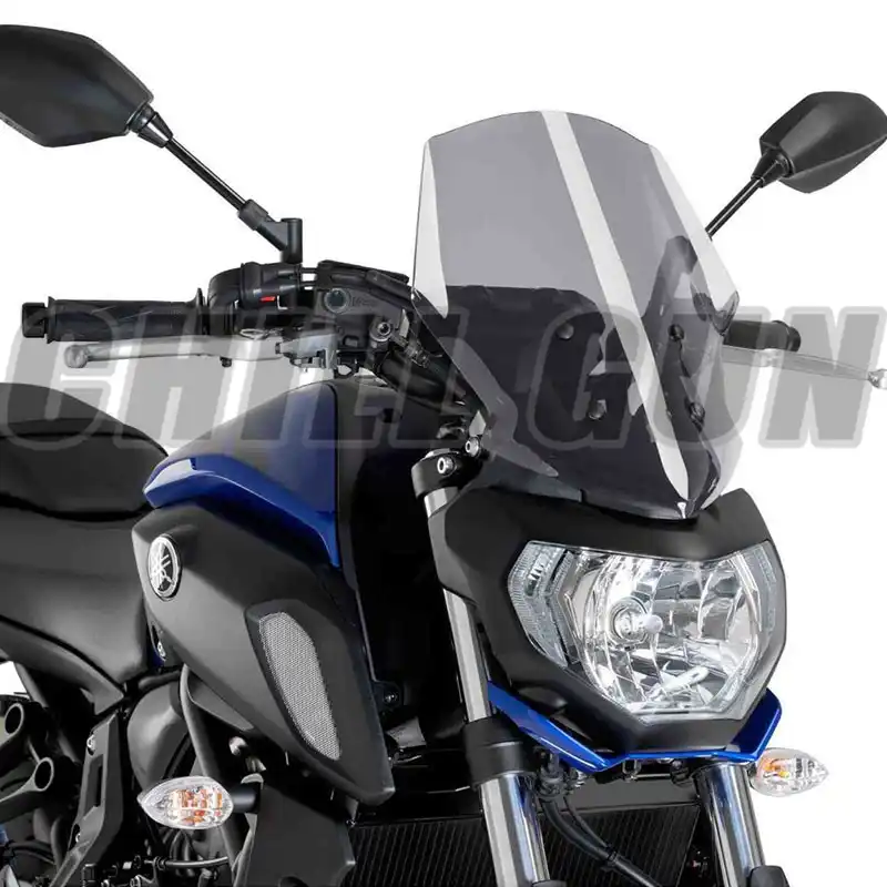 Accesorios De La Motocicleta Parabrisas Deflector De Viento Visor Viser Encaja Para Mt07 Fz07 Mt 07 Fz 07 2018 2020 Mt07 Parabrisas Y Deflectores De Viento Aliexpress