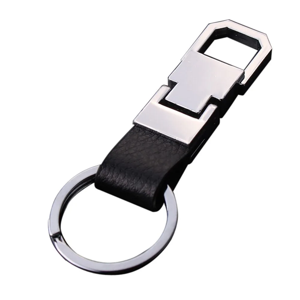 

New Fashion Leather Strap Keychain Key Chain Ring Fob Key Holder Clamp and Fastener For Automobile Car Electronics Accessories