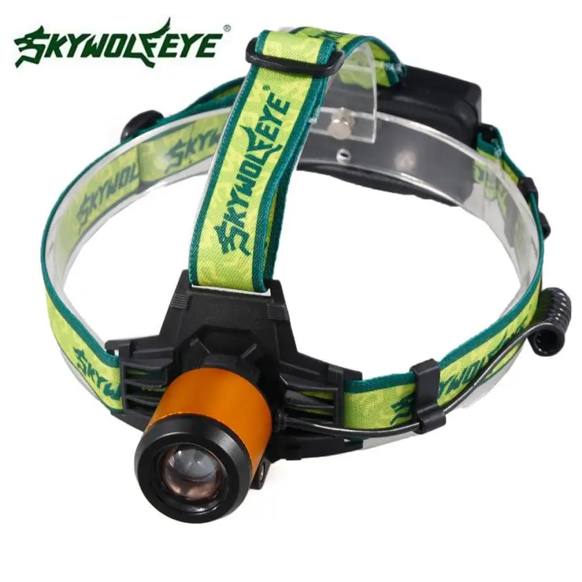 5000LM XM-L T6 LED Zoomable Headlamp Headlight Flashlight 18650 Night Safty Outdoor Camping Cycling Head Light Lamp Black PJ4 | Спорт и