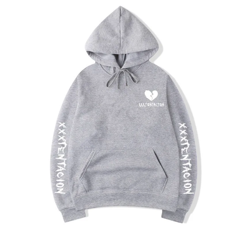 Light gray 28-1 Месть убить мода Suprem Толстовка для мужчин/женщин Повседневное хип хоп XXXTentacion Толстовка Vibes Forever Traksuit флисовый пуловер с капюшоном - Цвет: Light gray 28-1