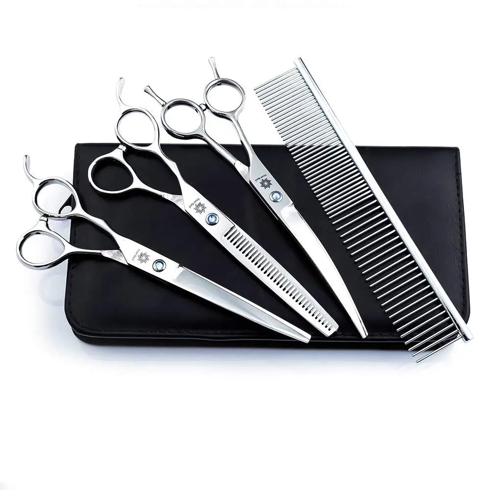 7.0 inches Lefty Left Handed Professional Pet Grooming Scissors Set