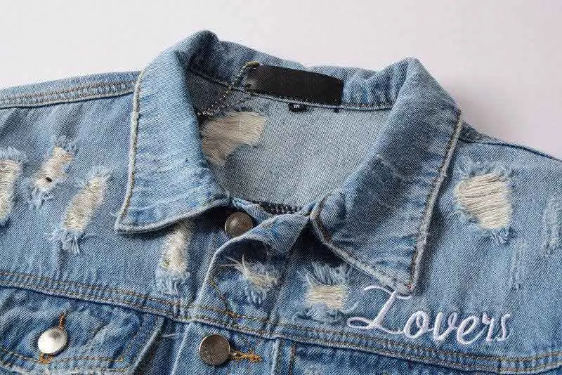 Mcikkny Fashion Men's Ripped Denim Jackets Skull Heart Embroidery Jean Jackets Retro Style Streetwear Coats For Male Size M-4XL  (7)