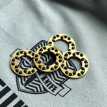

2pieces Brass Ring for Knife DIY Marfione Custom Matrix-R Knives IKBS Bearing Flipper Ceramic Ball Bearing Quick Opening Tools