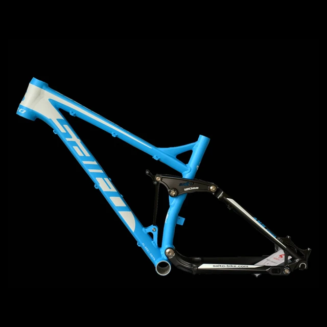 Best Price SALTO Full Suspension Frame Mountain Bicycle Shock Absorber Frame 26ER Aluminum Alloy Soft Tail Downhill Bicicleta Cadre Parts Best Price SALTO Full Suspension Frame Mountain Bicycle Shock Absorber Frame 26ER Aluminum Alloy Soft Tail Downhill Bicicleta Cadre Parts