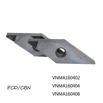 

2PCS VNMA160402 VNMA160404 VNMA160408 CNC PCD CBN Inserts turning tool Diamond insert For Lathe Tools Inserts