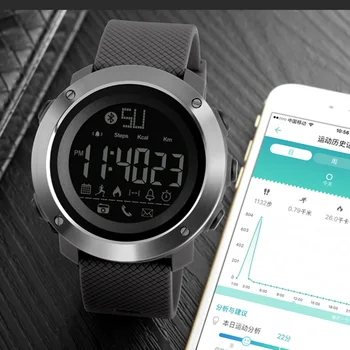 

Bluetooth Smart Watch SKMEI Brand For Apple IOS Android Digital Smartwatch 50M Waterproof Pedometer Sport Watches Men Relojes