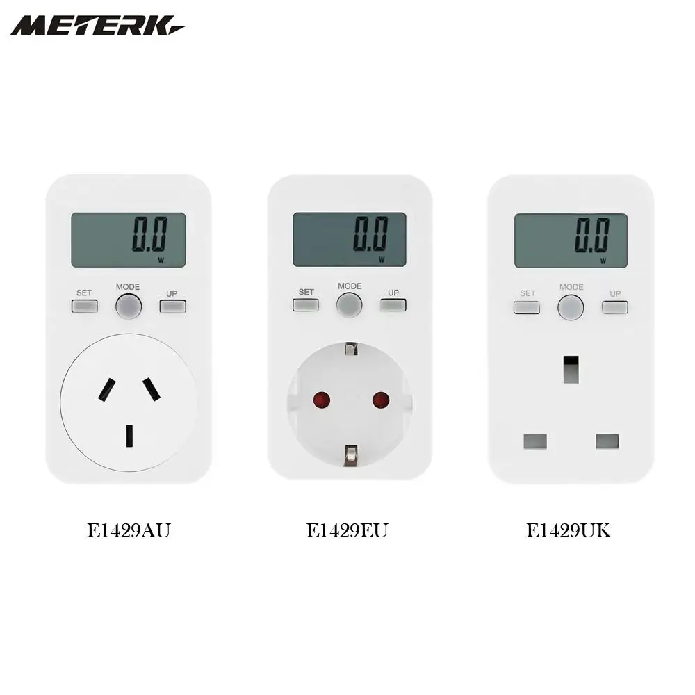 

Plug-in Digital wattmeter LCD Energy Monitor Power Meter Electricity Electric swr meter Usage Monitoring Socket EU /US/UK Plug