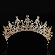 KMVEXO-couronnes diadème en cristal avec strass, bandeau de luxe, spectacle princesse reine, accessoires de cheveux