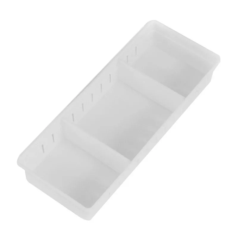 Женский макияж коробка для хранения еды карандаш Регулируемый ящик Органайзер 3 решетки коробки для хранения для дома кухня доска разделитель