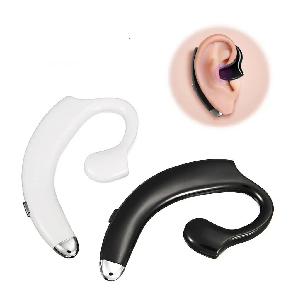 

Youbina Bluetooth 5.0 Earphone Bone Conduction Single Earhook Wireless Sports Driver Headset Noise Canceling Earphone With Mic