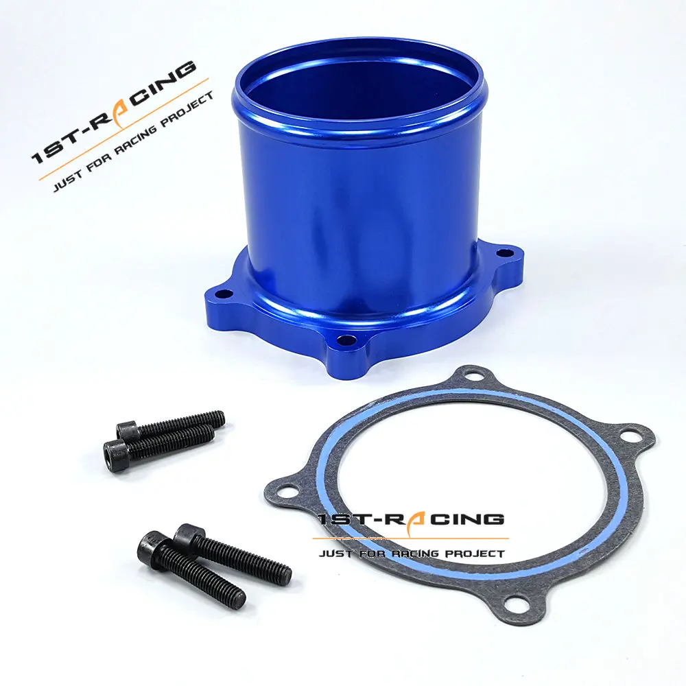 Blue throttle valve delete kit for 07 17 dodge ram 6 7l cummins turbo