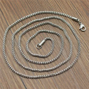 

2pcs 2mm 63cm Stainless Steel Material Necklace Chain With Lobster Clasp Necklace Chain Jewelry Accessories DIY Necklace Making