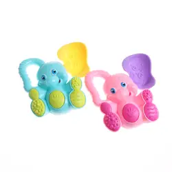 1 шт. слон детские погремушки колокольчики мобильных детские игрушки, развивающие игрушки Пластик ручной Джингл встряхивания Bell