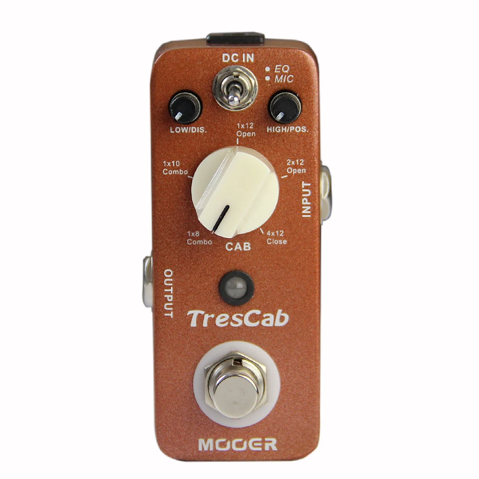 

Mooer TresCab High-quality Digital Cab Simulated Guitar Effects Pedal with 5 Different Types of Cab Choices Guitar Accessories
