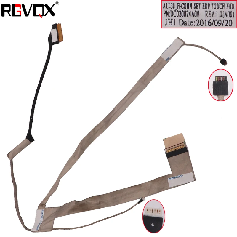 Новый ЖК-кабель для ноутбука DELL INSPIRON 17 5758 5759 5755 ALL30 ORG PN: DC020024A00 M02DK LVDS разъем экрана |