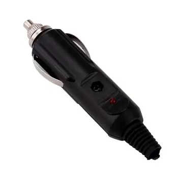 

12v Male Car Cigarette Lighter Socket Plug Connector 5A with LED & Fuse