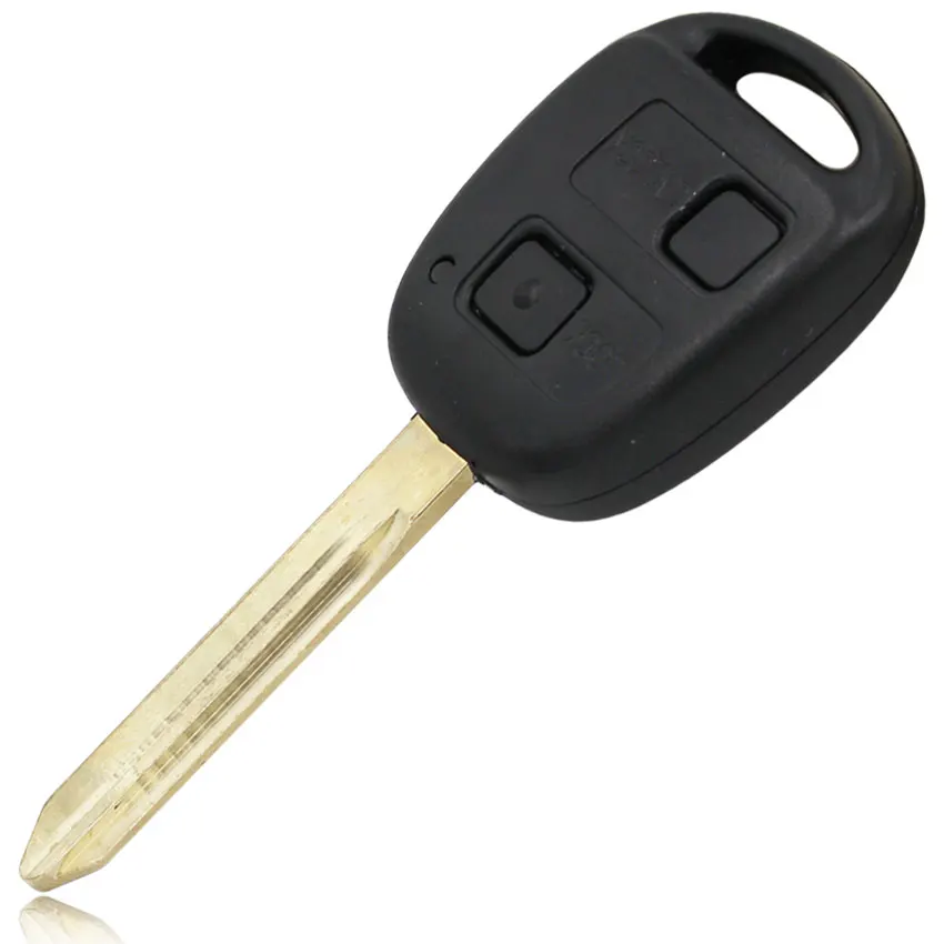 2 кнопки дистанционного управления смарт-ключ автомобиля 433 МГц 4C/4D67 чип для Toyota RAV4 Corolla Yaris Auris Highlander Prado Camry TOY47 Uncut Blade