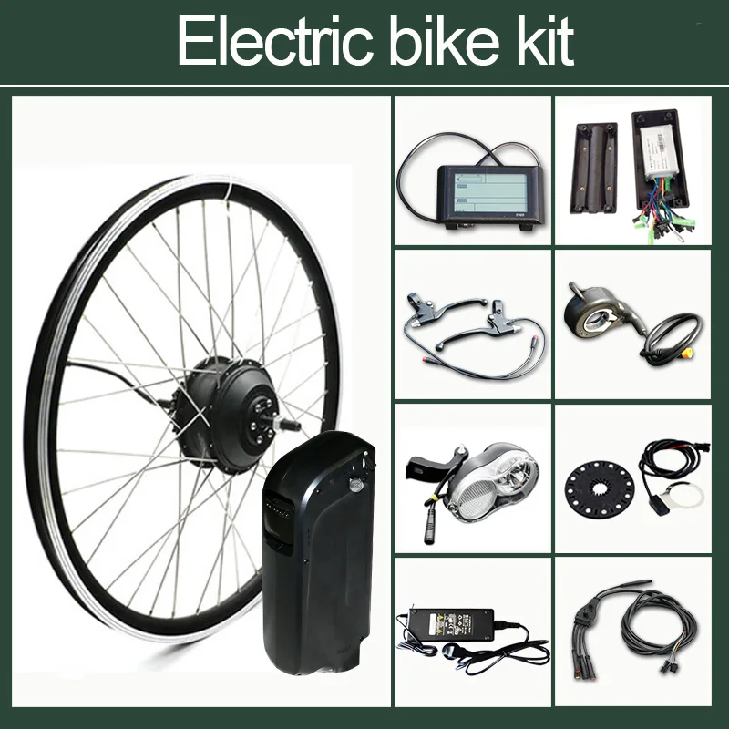 48V 500W ebike комплект с литиевой батареей электрический велосипед ЖК дисплеем Ccontroller