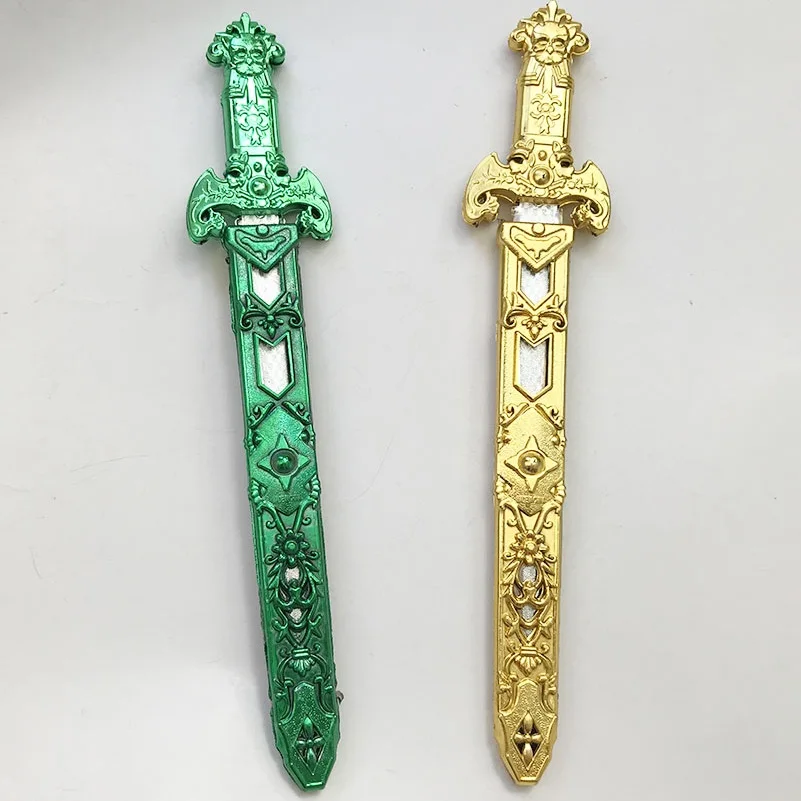 28cm Electroplating Plastic Sword dagger classic Toy Promotional