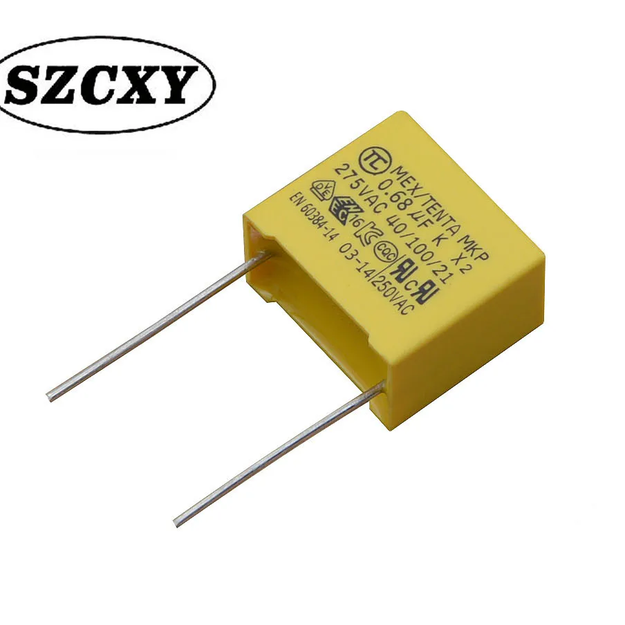 X2 275VAC684K 275V684K MKP 0 68 мкФ новая Оригинальная Безопасная электрическая емкость от P22.5