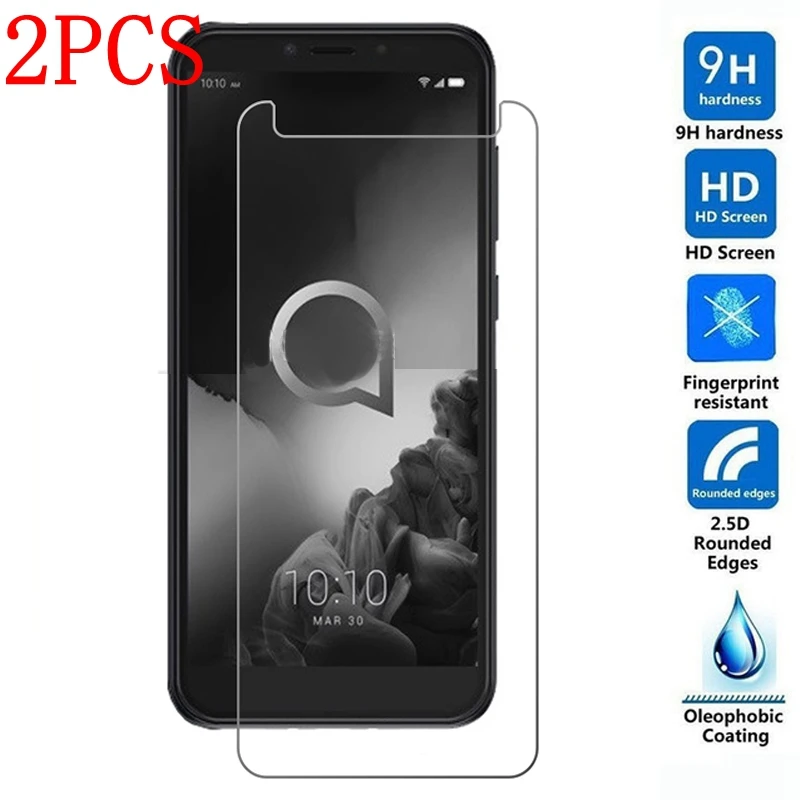 2 шт закаленное стекло для Alcatel 1s 5024A Защитная пленка для экрана для Alcatel 1s 5024A стекло