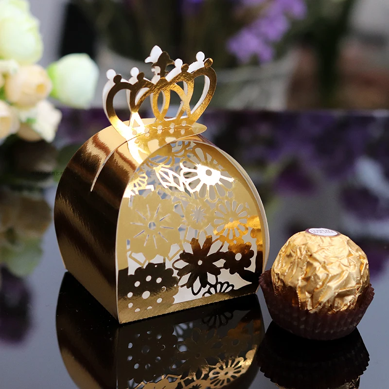 

Wedding Portable Food Container Birthday Hollow Christmas Cookie Box Paper Packaging Dessert Package Storage Festival Craft