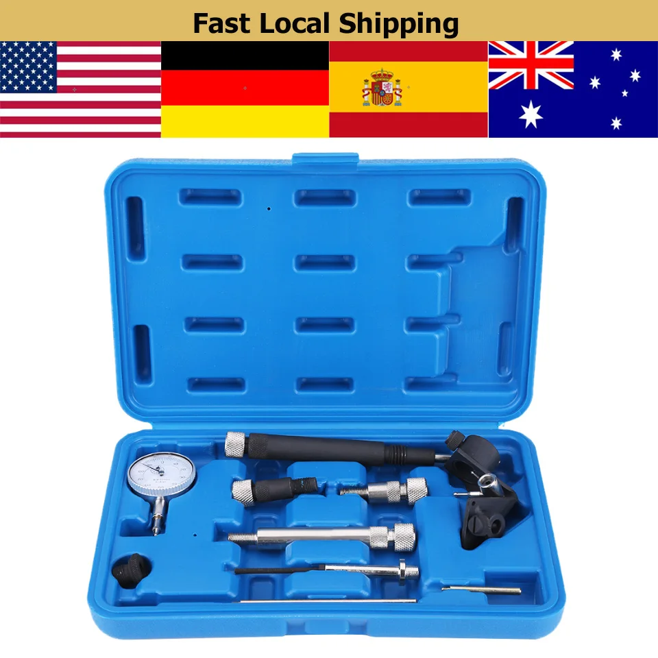 

1 Set Diesel Fuel Injection Pump Timing Indicator Tool Kit Set for BMW Audi Fiat Ford Renault VW Carbon Steel Diesel Pump Timing