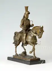Европейский бронзовая скульптура (битва Рыцарь EP-331) бизнес-клуб Главная Обстановка украшения подлинной подарок на день рождения