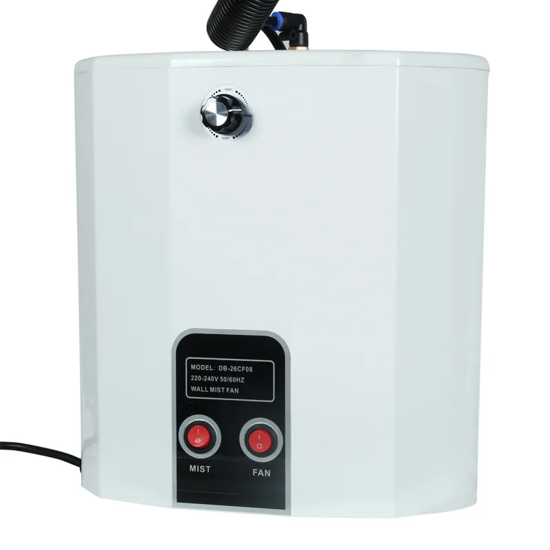 Настенный Вентилятор, подвесной распылитель, настенный вентилятор, охлаждающая температура, распыление, увлажнение, бесшумный, с баком, распылитель воды, вентилятор, 1 шт