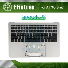 Космический серый топ чехол A1708 верхней крышке с клавиатура Topcase для Macbook Pro retina 13,3 ''palmrest английский США