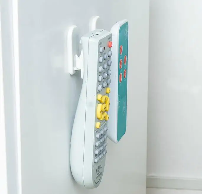 TV AC Remote control Wall Holder Stick Hook Holder Adhesive Hooks Suit