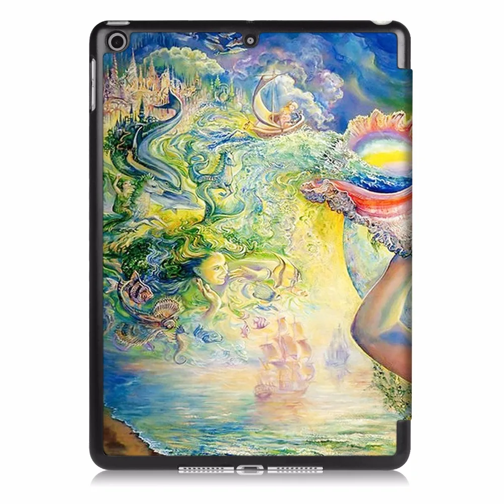 Магнитный кожаный умный чехол для Apple, iPad 9,7 5th 6th Generation A1954 Coque Capa Funda