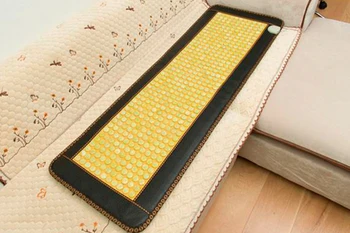 

Good Yellow Jade Mattress Infrared Heating Jade Massage Cushion AC220V 150x50cm Free Shipping