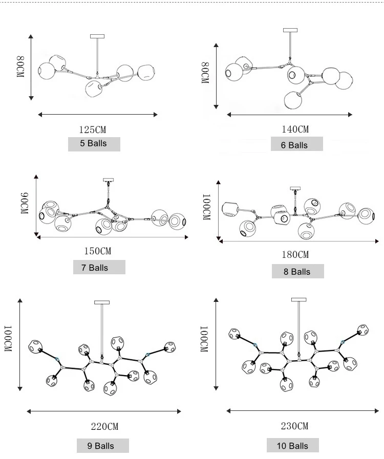 LukLoy Post современные Волшебные балки, стеклянные шары, подвесной светильник, светильник, роскошная ветка, люстра, светильник, украшение для гостиной