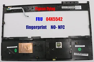 fingerprin Для Thinkpad T540P W540 клавиатура бордюр/Подставка для рук различные типы FRU 04X5544 04X5545 04X5543 04X5542 превосходное качество - Цвет: fingerprin