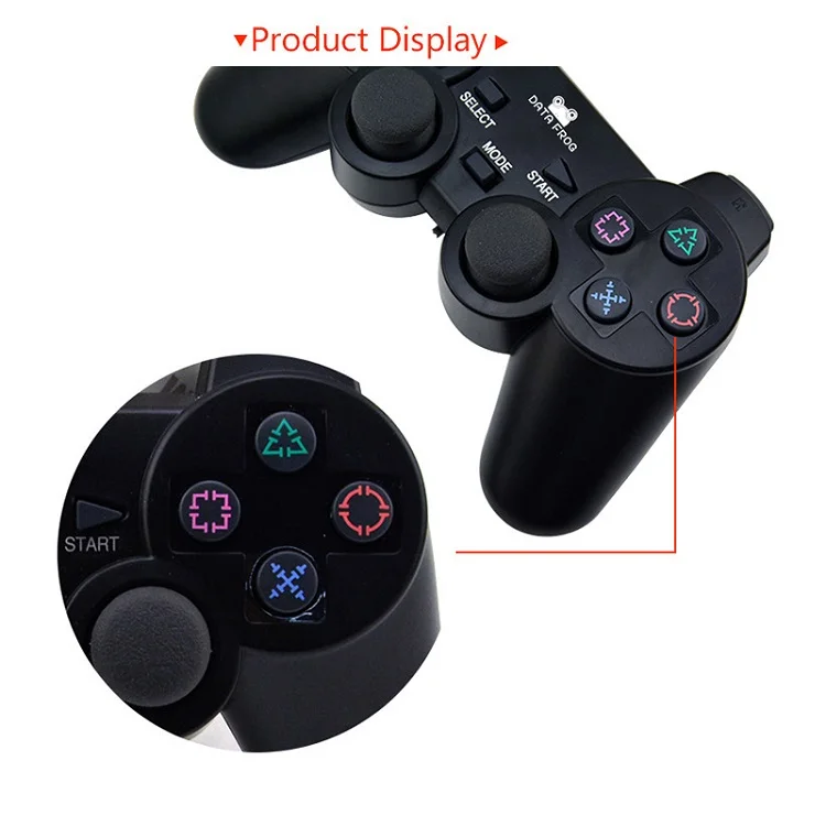 Беспроводной контроллер данных лягушка для PS2 sony Playstation 2 с ручкой-приемником Bluetooth 2,4 ГГц для sony Playstation PS3 для ПК