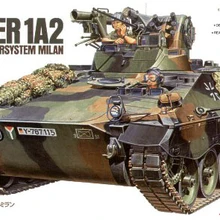 Realts Tamiya модель 35162 немецкий ICV Marder 1A2 с Миланом