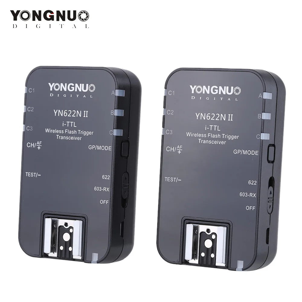 

YONGNUO YN622N II 2.4G Wireless i-TTL Flash Trigger Receiver Transmitter Transceiver for Nikon D70 D80 D90 D200 D300 D600 Series