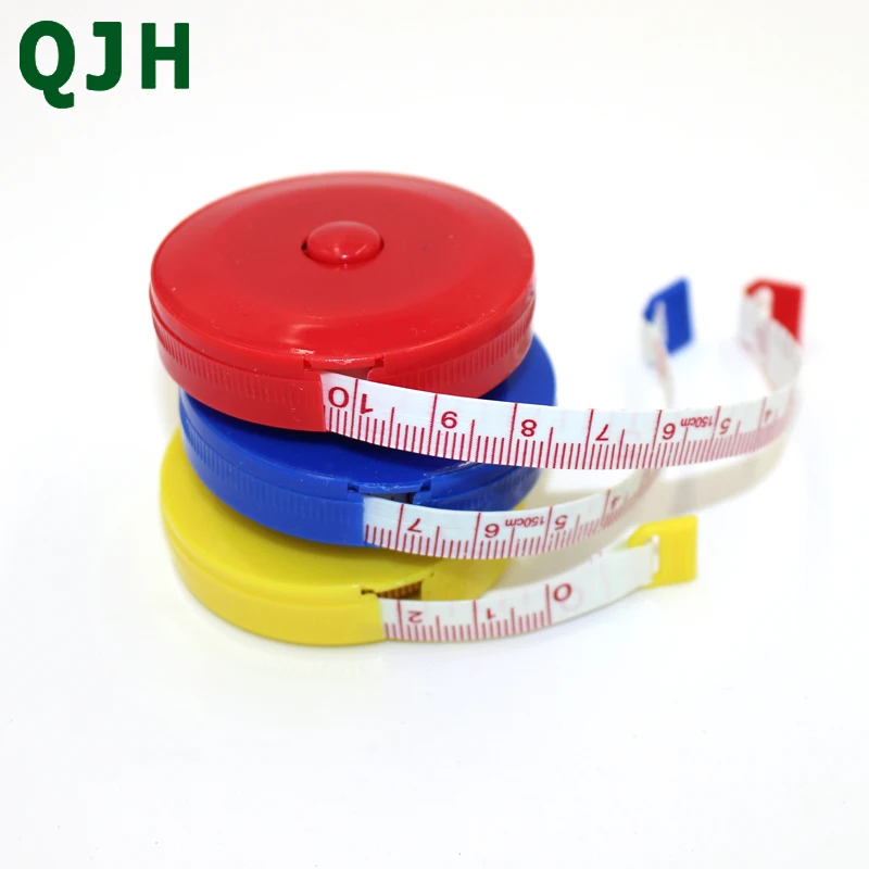 

2pcs Sewing Measurement Retractable Cloth Sewing Tools Tailor Ruler Tape Measure 1.5M Plastic Soft Ruler Retractable Ruler Tape