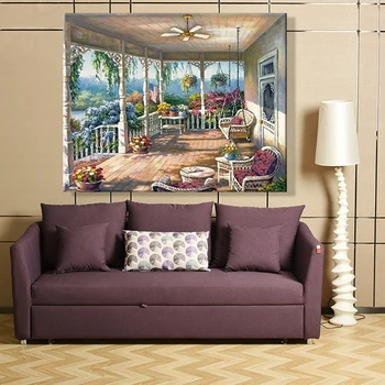 

paint by number art painting by numbers flower beautiful Beautiful scenery Handmade Filling and coloring Bedroom decoration gift