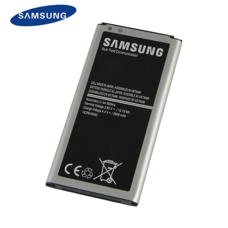 samsung Сменный аккумулятор для Galaxy S5 NEO G903F G903W настоящий аккумулятор телефона EB-BG903BBE 2800 мАч с NFC