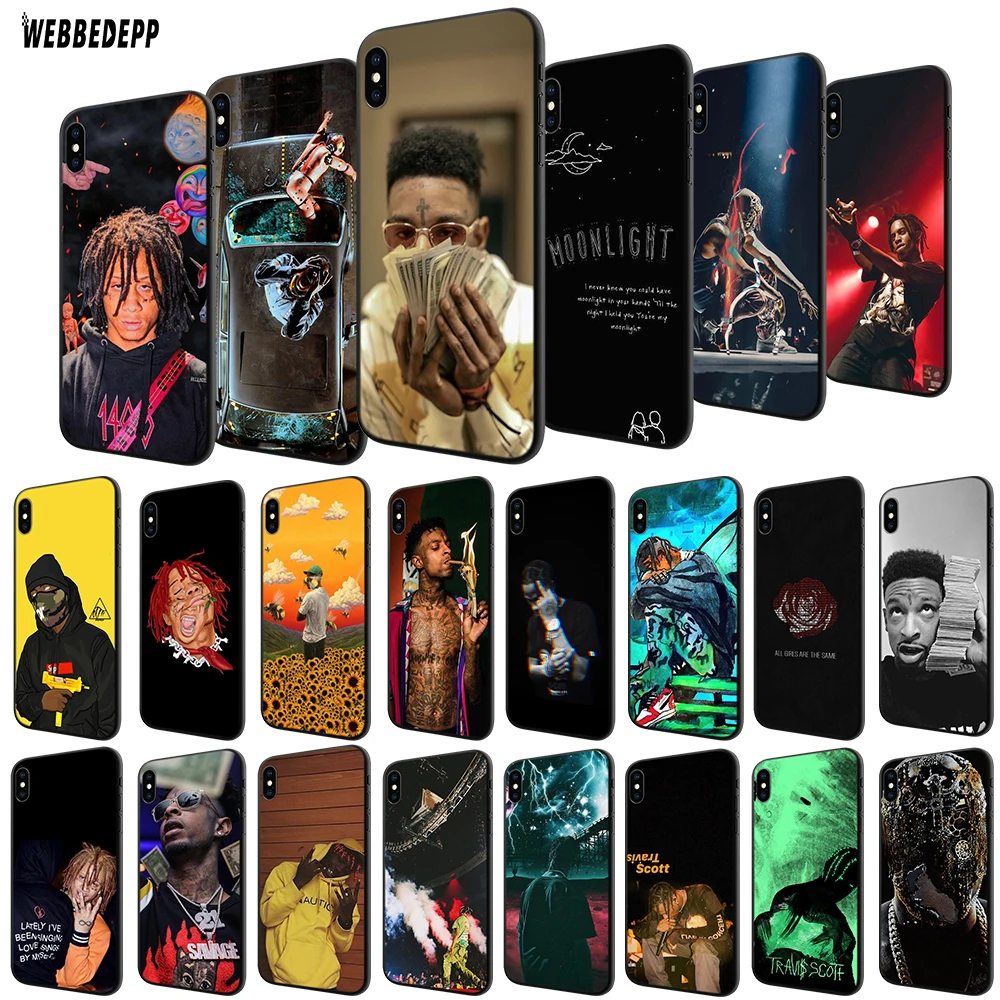 

WEBBEDEPP Travis Scott TPU Cover for Apple iPhone 6 6S 7 8 Plus 5 5S SE X XS MAX XR Soft Case