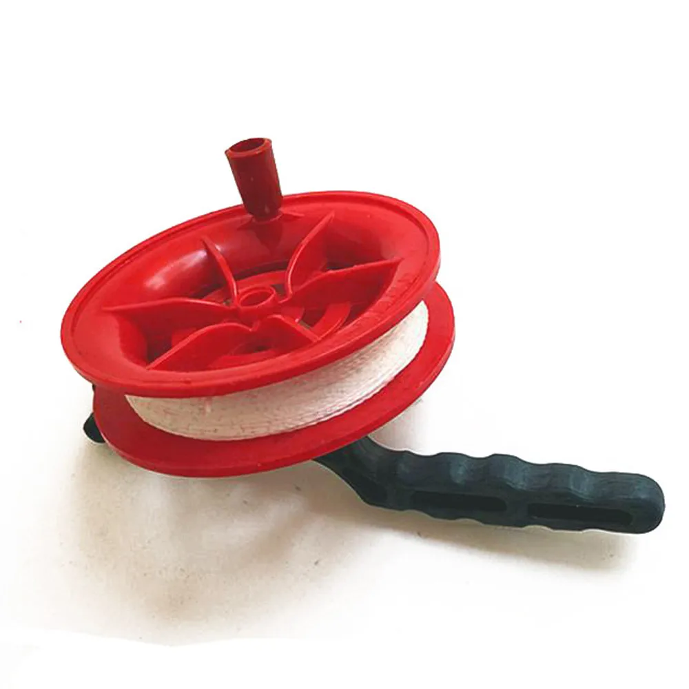 50 м скрученная веревка линия красное колесо Катушка для воздушного змея высокого качества подарок Прямая