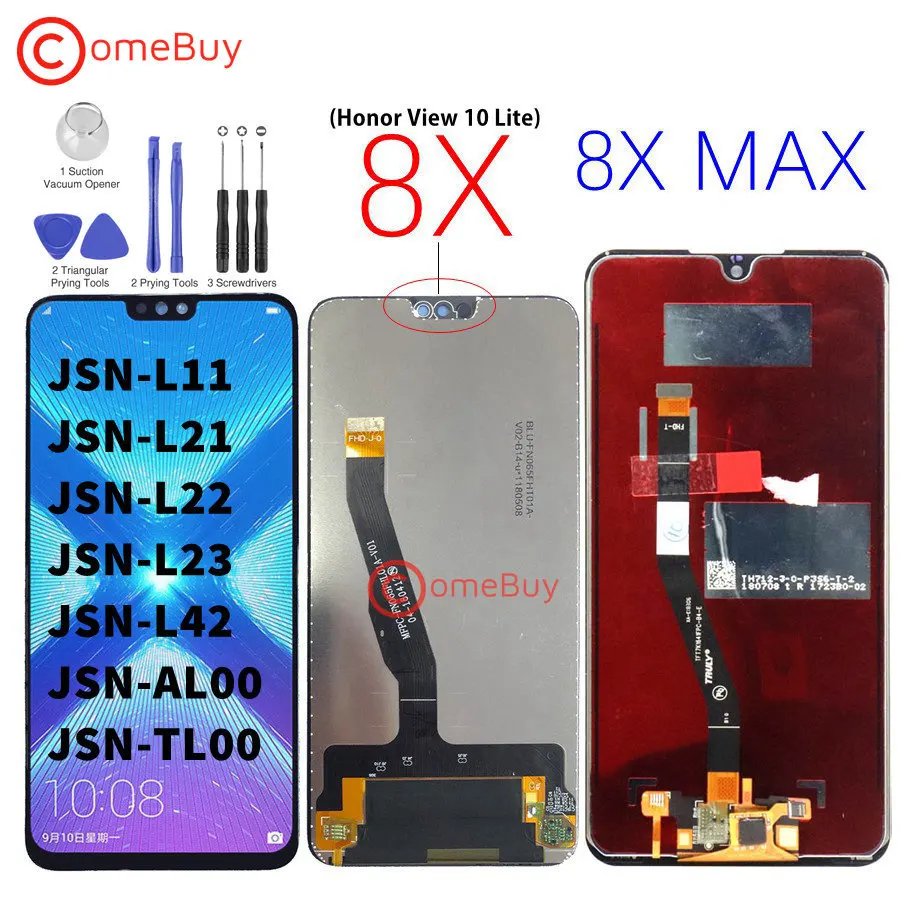 Для huawei Honor 8X ЖК-дисплей Дисплей сенсорный экран планшета Экран Замена для huawei Honor 8X MAX ЖК-дисплей Экран JSN-L22 JSN-L21 ARE-AL00