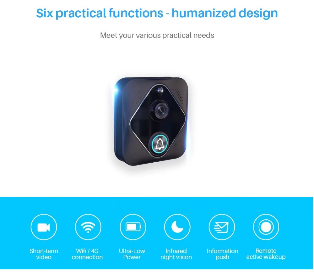 1080P HD Smart WIFI Security Video DoorBell (7)