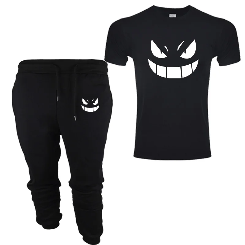 

2018 Fashion New Arrival Sporting Suit Men Spring And Autumn Casual Sweatshirt+Sweatpants Two Pieces Sets Tracksuit Men